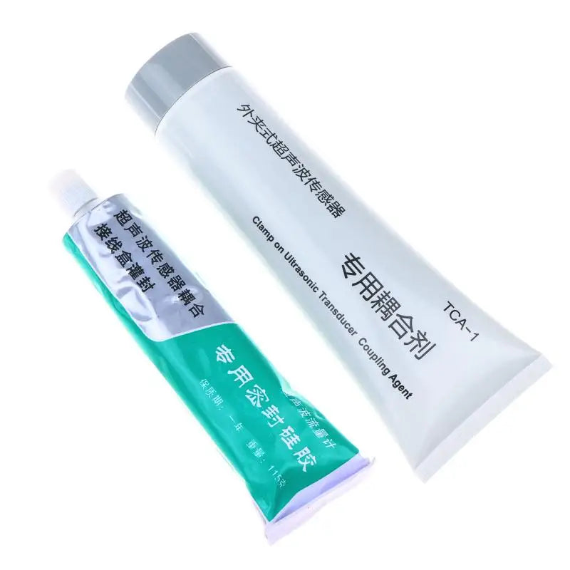 Ultrasonic Flowmeter Coupling Sealant 115/120g TZM-1 High Adhesion Coupling Agent for Plumbing Flow Detection Work Oasis Select
