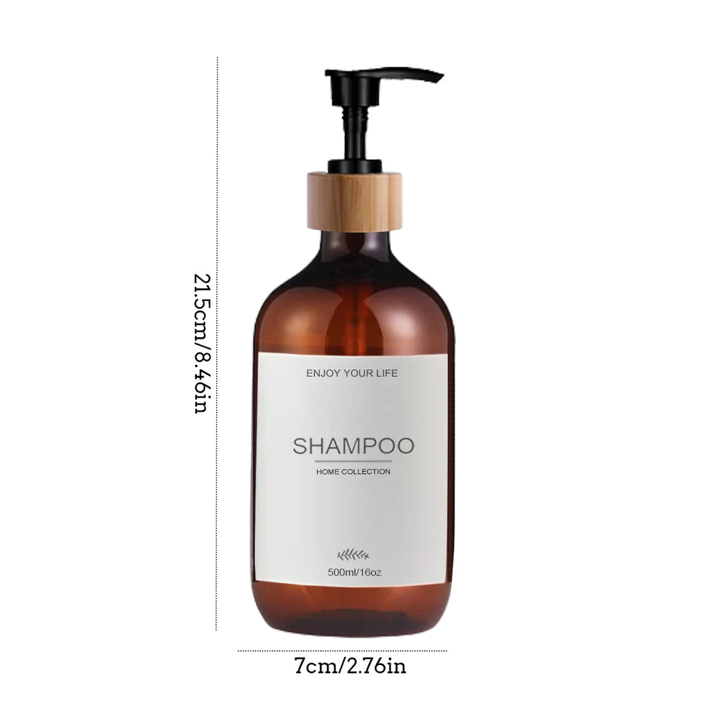 500ml Shampoo & Conditioner Pump Dispenser Bottles – 3 Pack Pump Dispenser Bottles Oasis Select