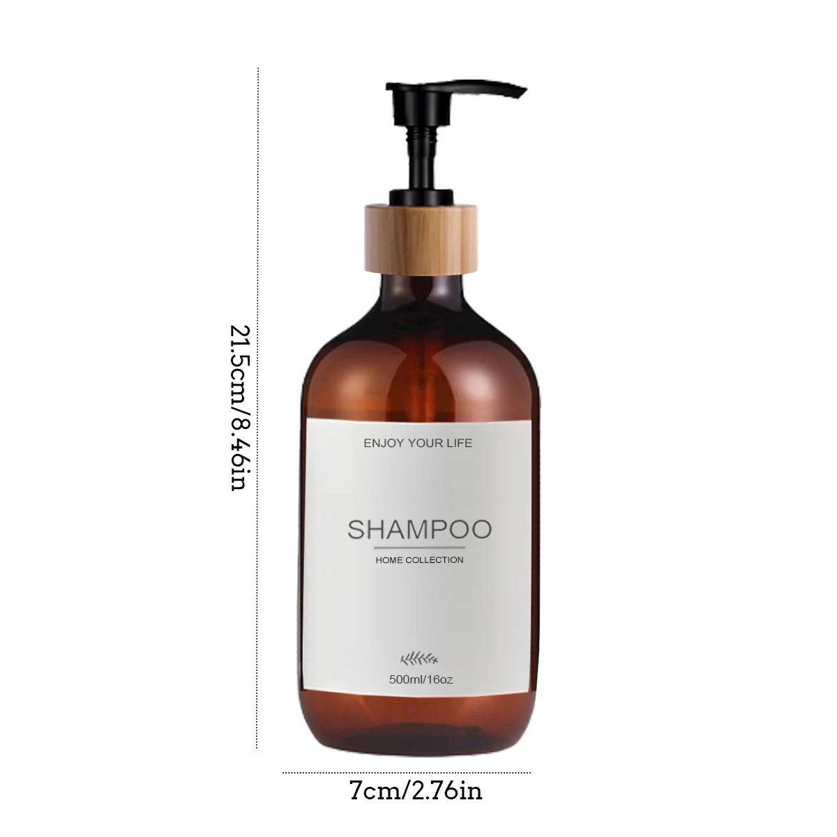 500ml Shampoo & Conditioner Pump Dispenser Bottles – 3 Pack Pump Dispenser Bottles Oasis Select