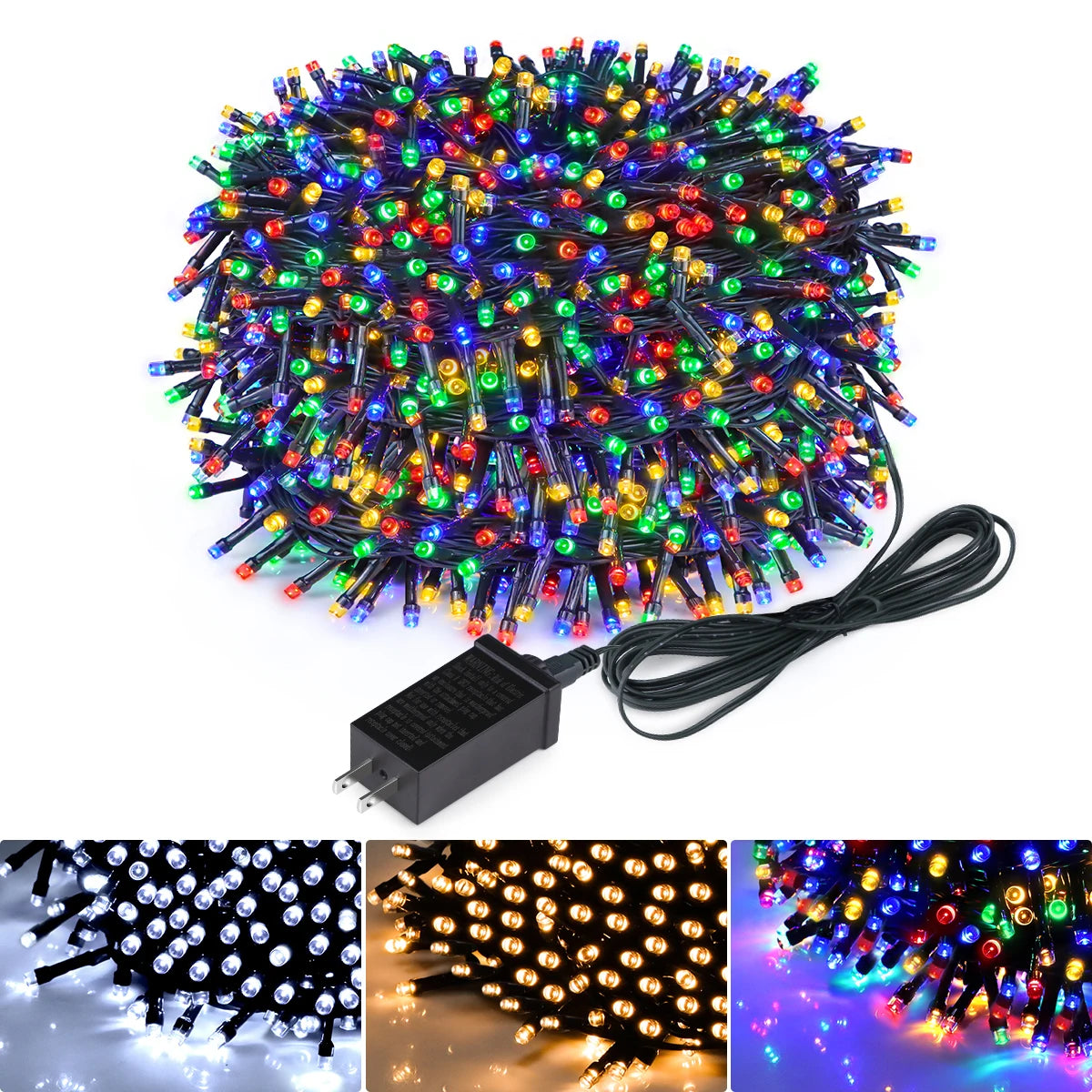10M-100M Led Light String Street Garland Fairy Light 110V 220V Waterproof Outdoor Garden Party Wedding Christmas Decoration Lamp Oasis Select