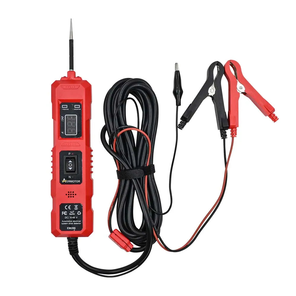 Aermotor Automotive Circuit Tester 6-48V LED Voltage Probe Kit Automotive Circuit Tester Oasis Select 6-48V