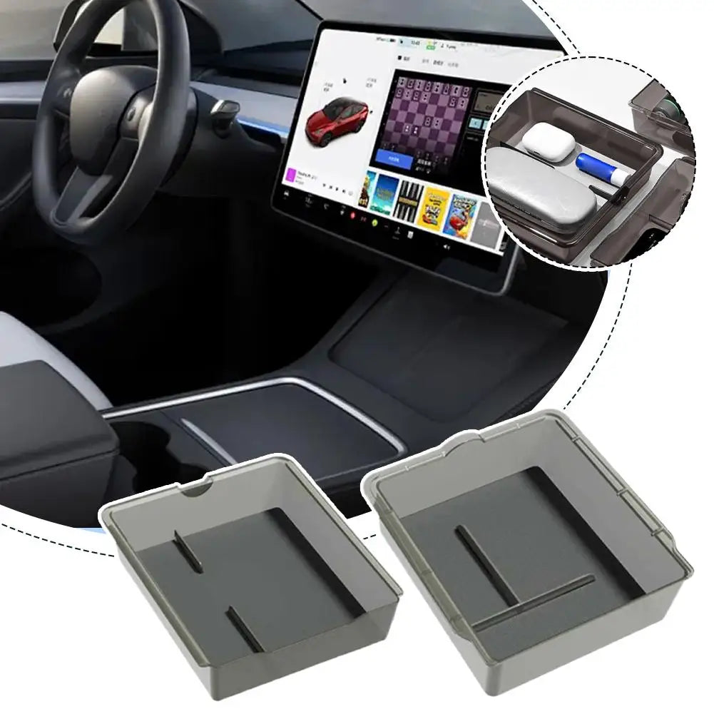 Tesla Model 3/Y/YL Juniper Center Console Organizer Silicone Mat Console Organizer Oasis Select