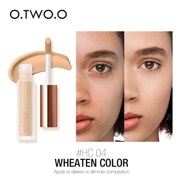 O.TWO.O Full Coverage Liquid Concealer – Waterproof & Brightening