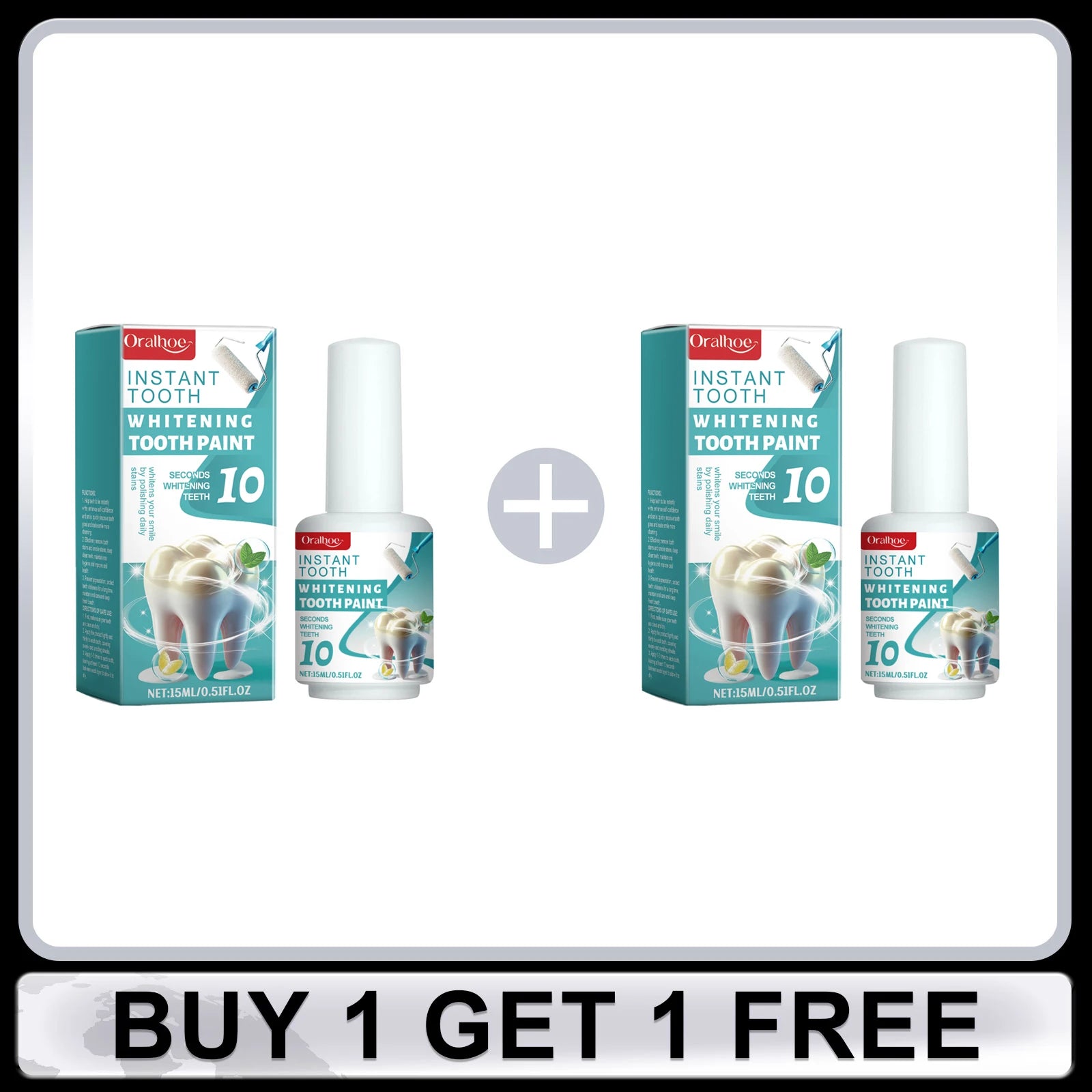 Whitening Tooth Paint Clean Teeth Reduce Pigmentation Improve Dullness Brightening Dental Remove Tooth Stains Oral Care Oasis Select Buy 1 Get 1 Free