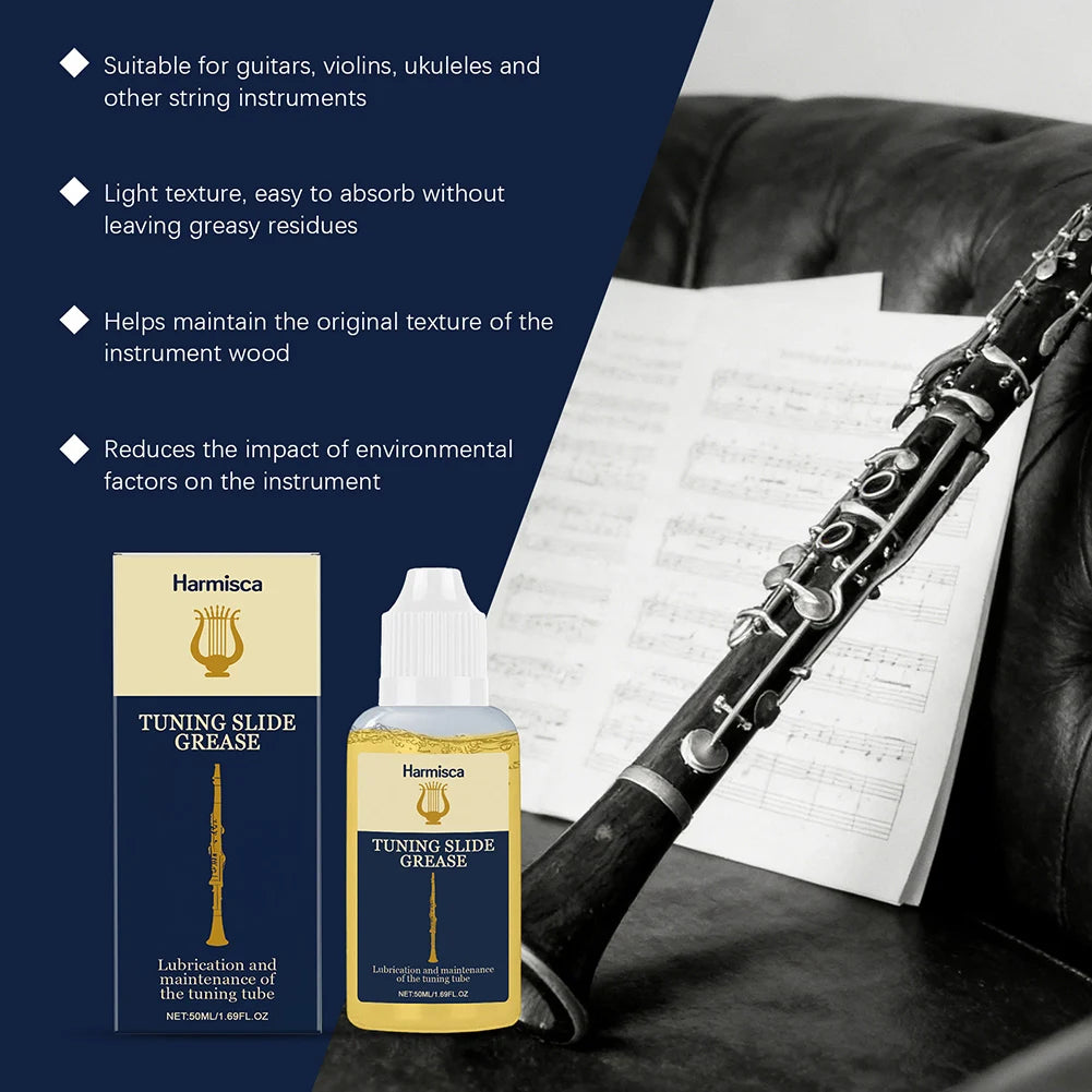 Brass Instrument Tuning Slide Grease | Anti-Stick 50ml Lube