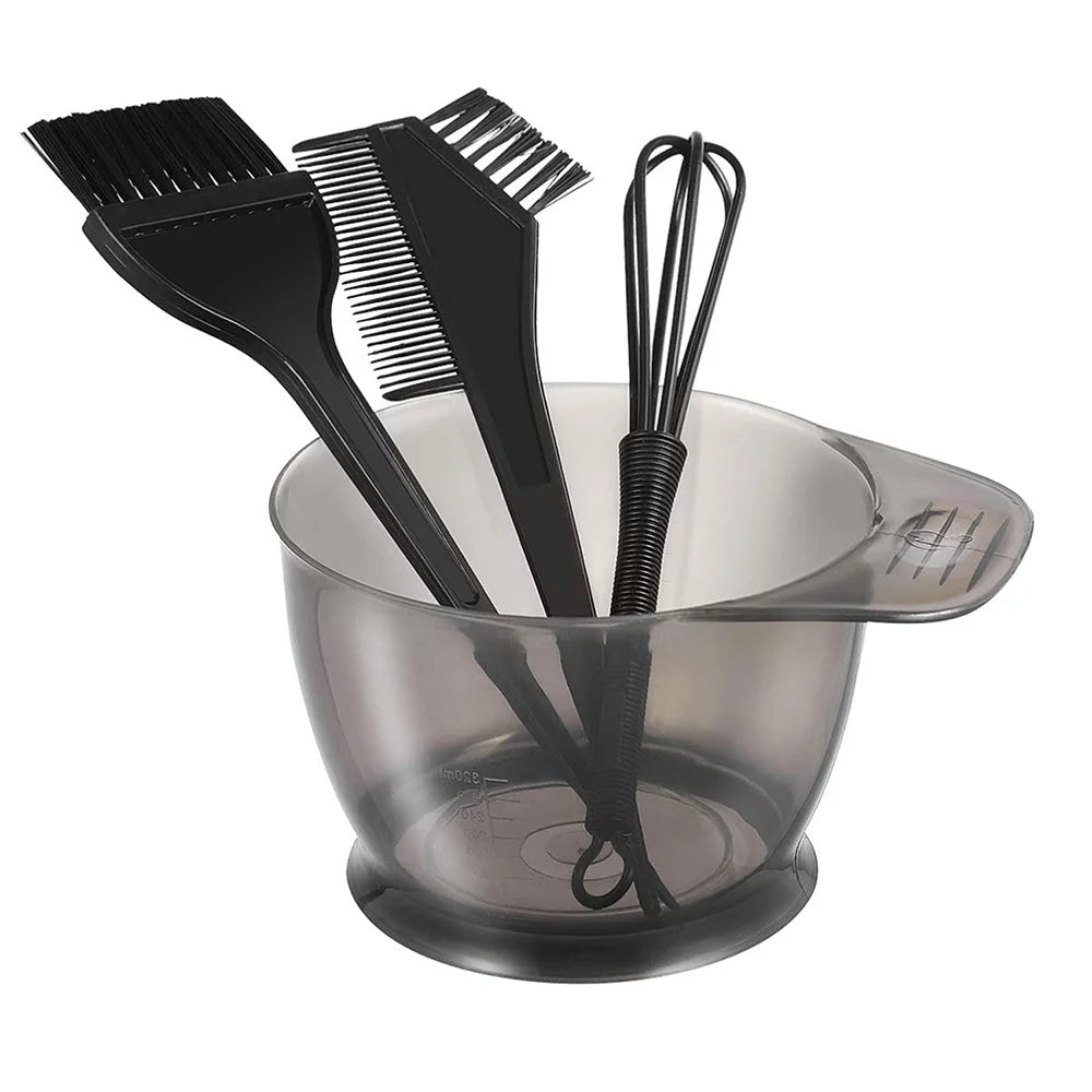 6pcs/set Professional Hair Coloring Kit for Barber Salon and Home Use - Includes Hairdressing Tools for Perfect Color Match and Oasis Select