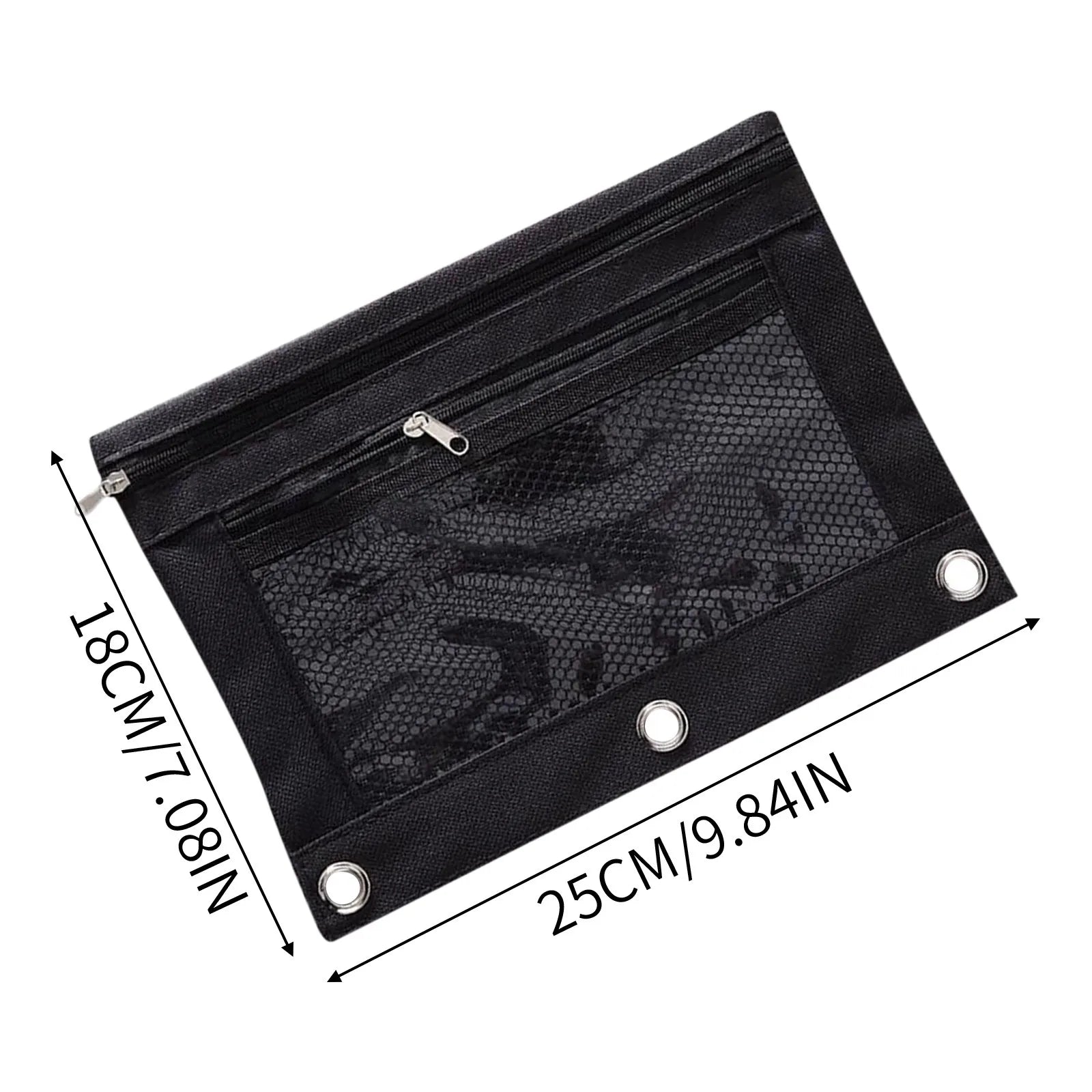 Colorful Double Layer canvas Cloth Zipper Paper File Folder Book Pencil Pen Case Bag File Document Bags Oasis Select