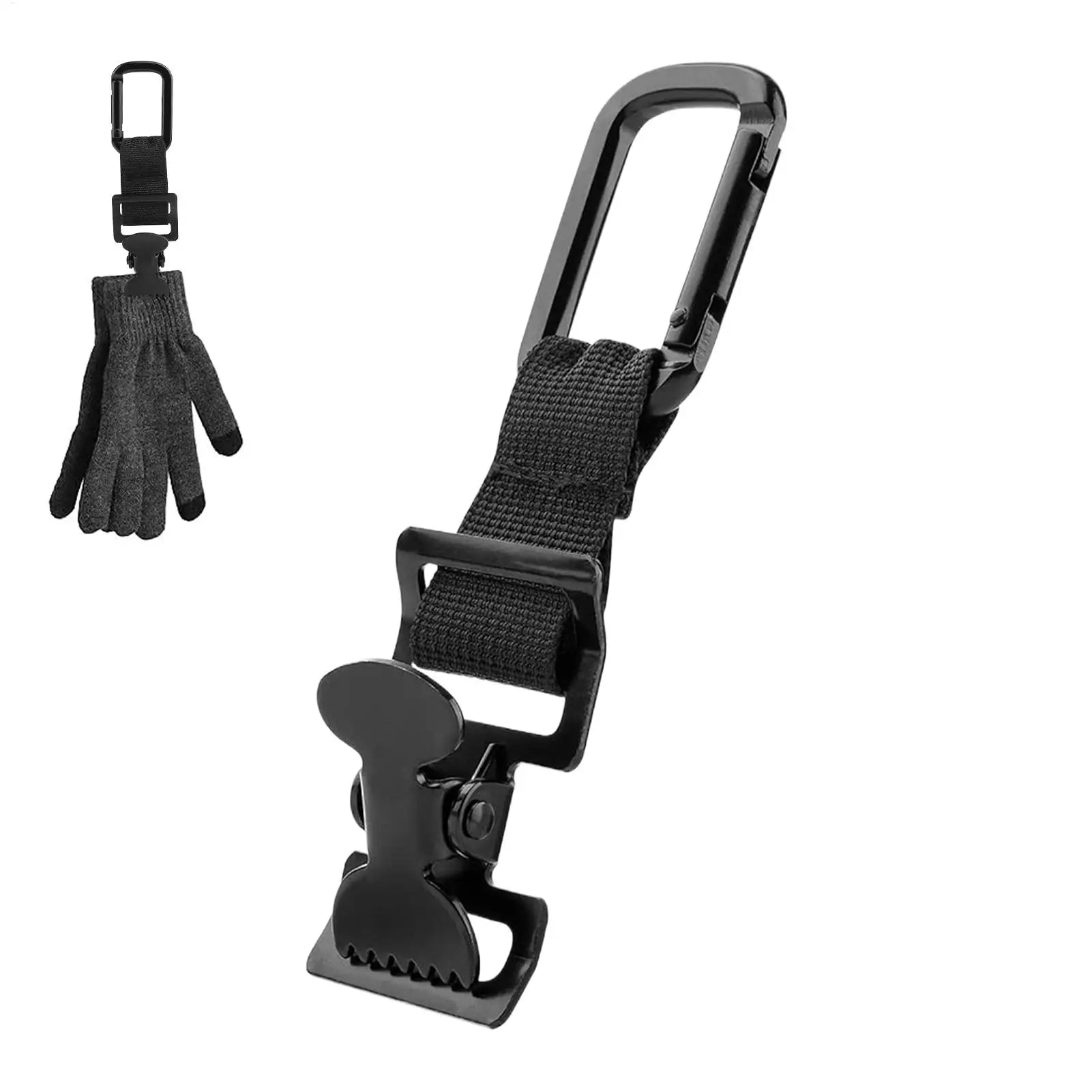 Safety Glove Clamp Serrated Design Mitten Hanger Gloves Clips for Work for Towel Pant Belt Golf Firefighter Construction Skiing Oasis Select