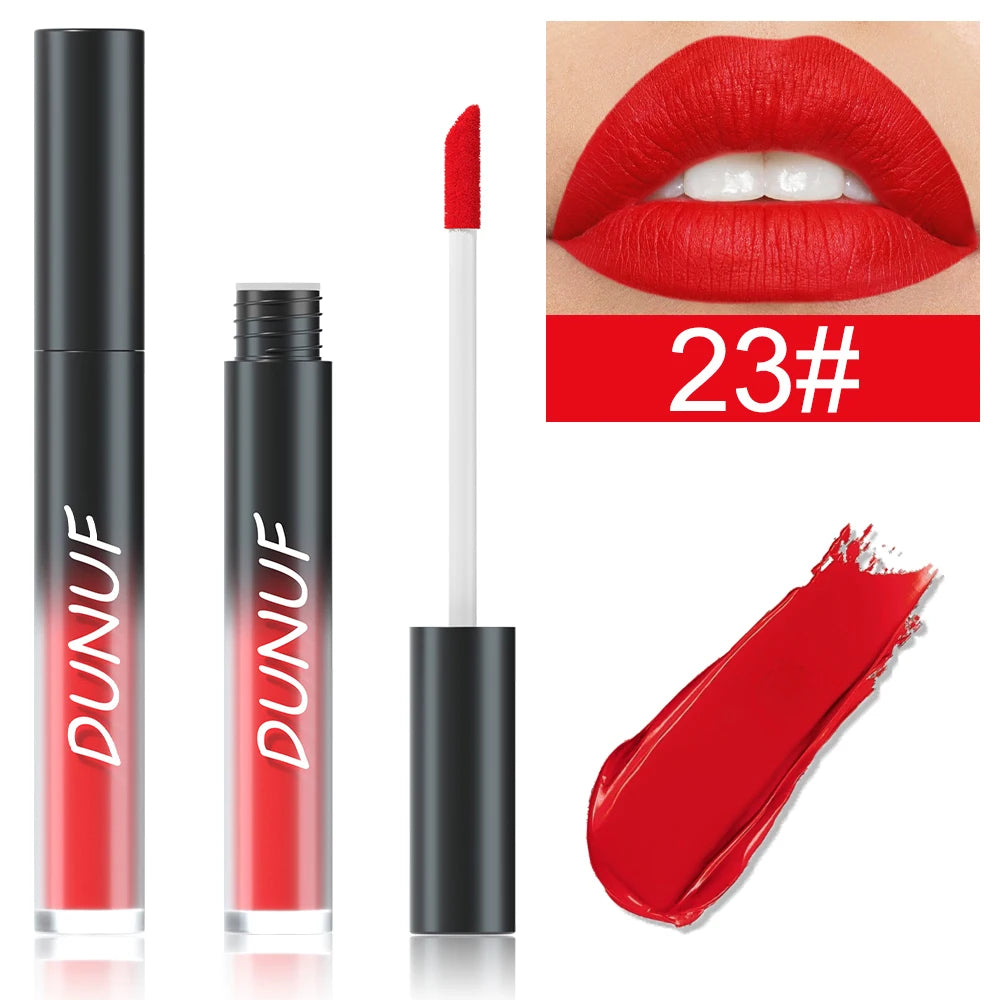 DUNUF 32 Multi-purpose Matte Lip Glaze Long-lasting Moisturizing Non-stick Halloween Lip Gloss Lipstick Oasis Select 23