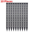 10Pcs Plant Aeration Tubes for Pots Root Rot Prevention Prevent Overwatering for Healthy Roots Wet-dry Cycle gardening Tools Oasis Select Black