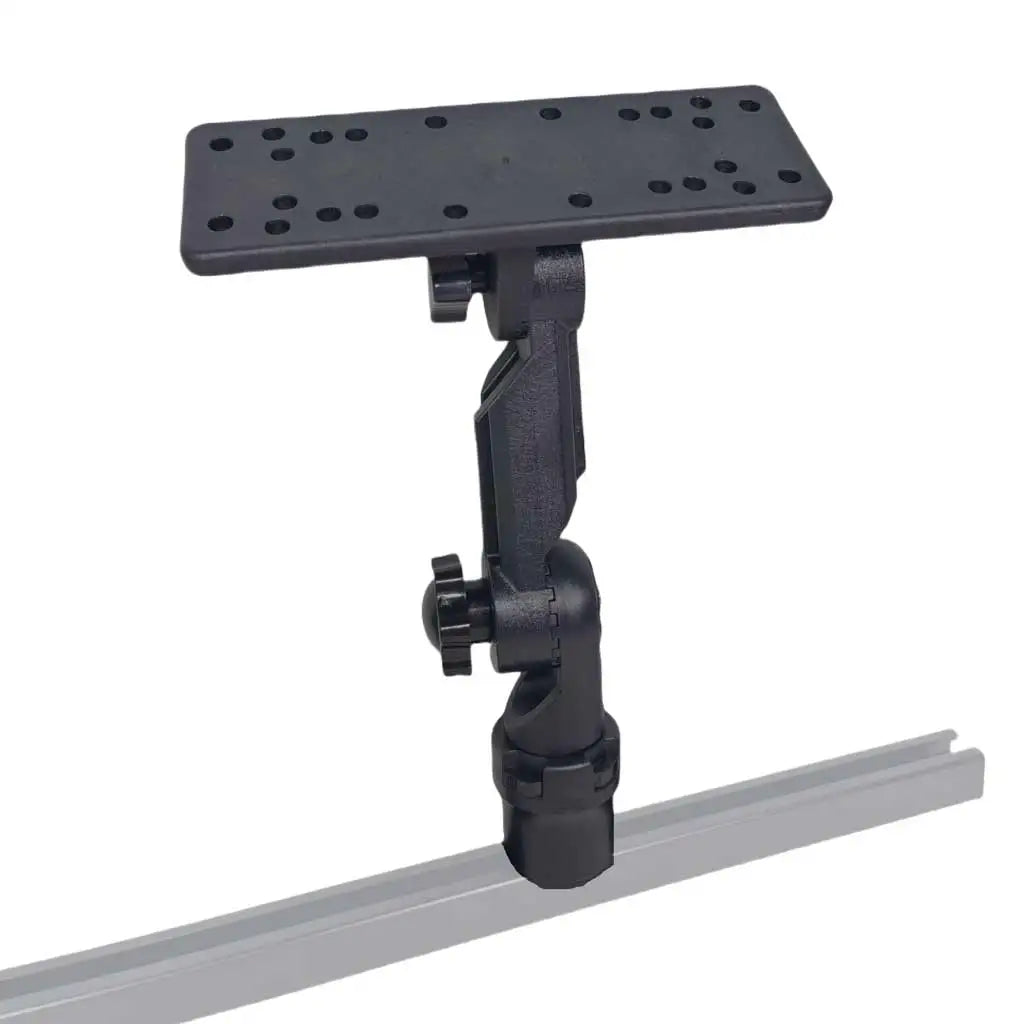 Kayak Canoe Fishfinder Mount Boat Sonar Holder for Garmin, Lowrance & Raymarine Marine Dinghy PVC Boat GPS Holder Plate Oasis Select Sliding Base