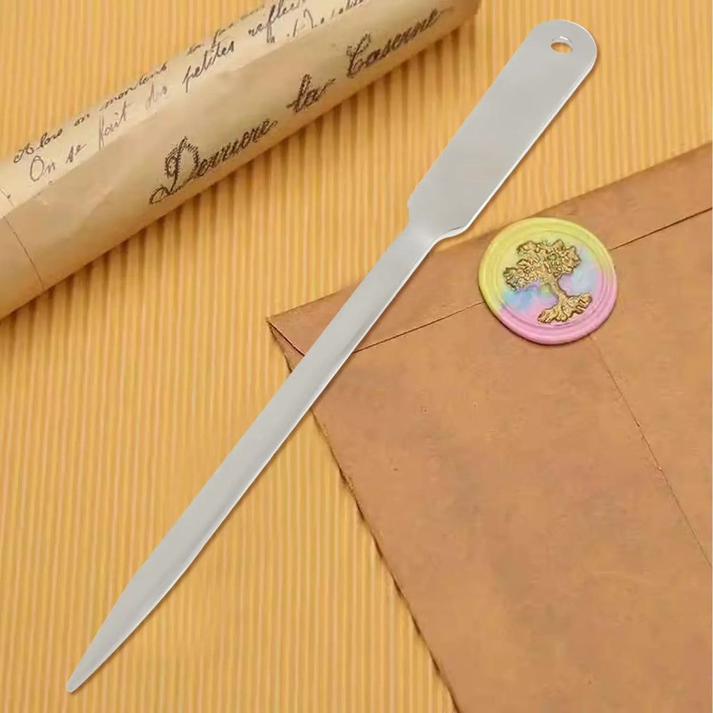 1/3Pcs Stainless Steel Letter Opener Envelope Slitter Paper Knife Office School Home Mail Opening Tool Durable Stationery Gift Oasis Select
