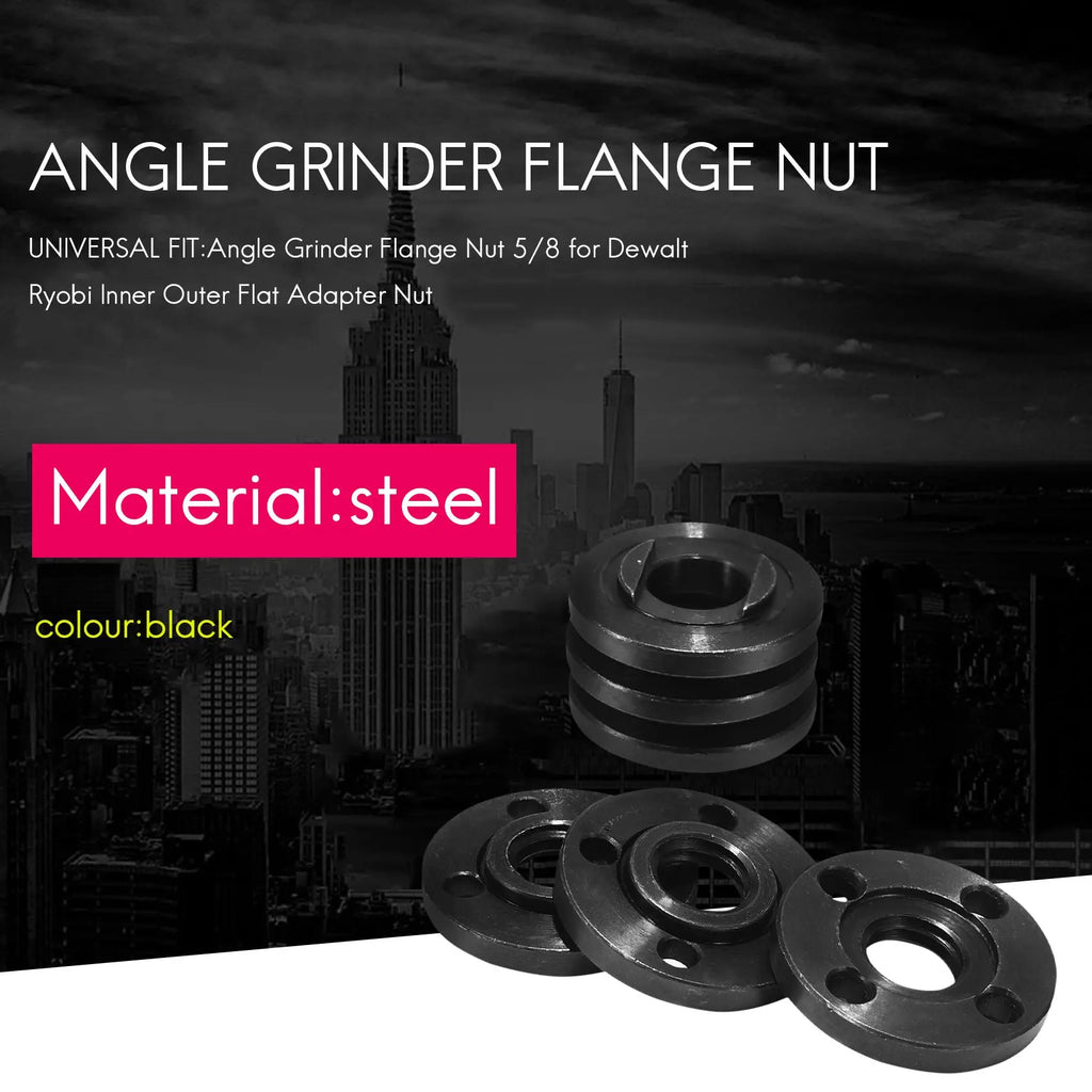LIKE WISH 6 Pack Angle Grinder Flange Nut 5/8 For Ryobi 224399-1 193465-4 224568-4 9005BZ 9015B Replacemen Oasis Select