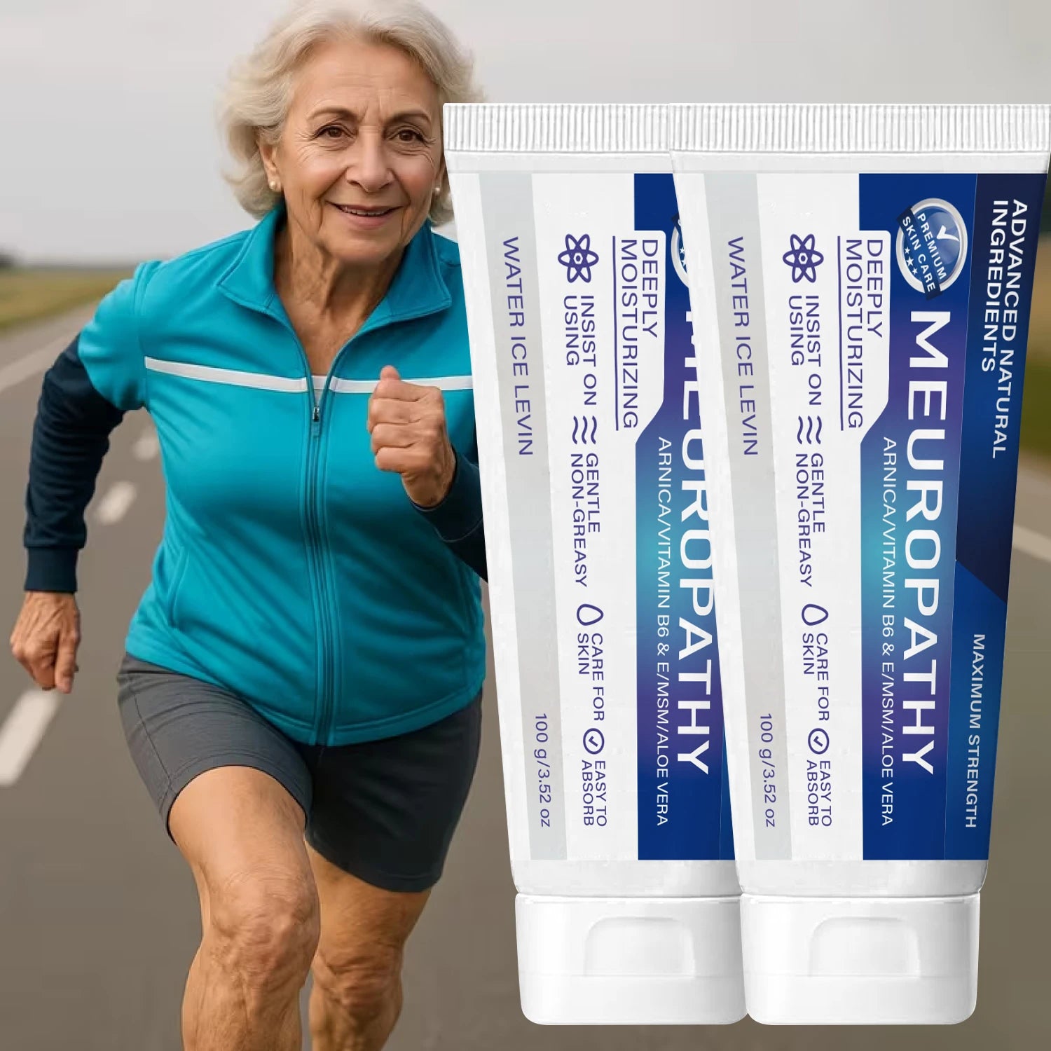 Neuropathy Care Cream – Hyaluronic Acid & Aloe Vera 100g Body Moisturizer Cream Oasis Select