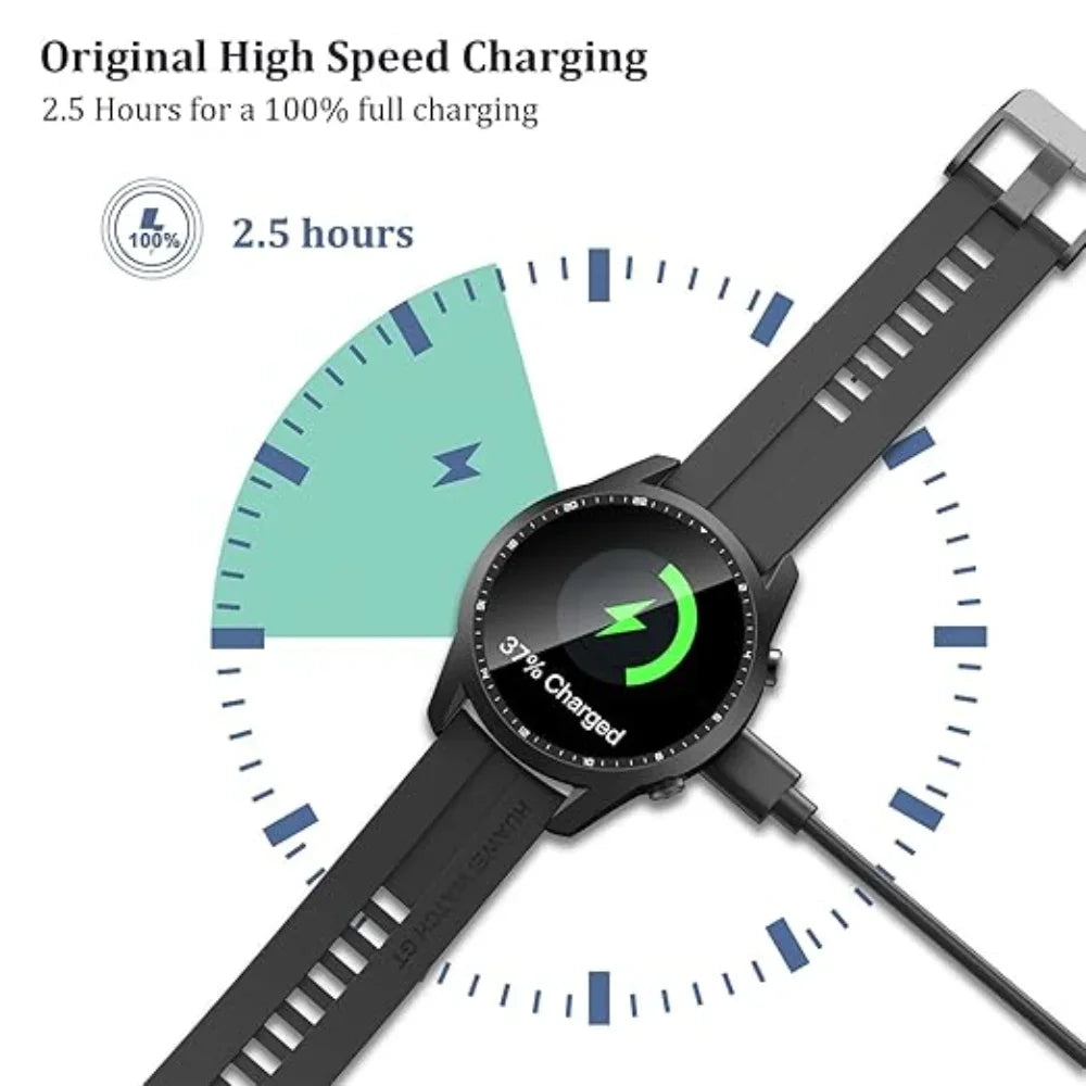 Huawei Watch USB Fast Charger GT5 Pro GT4 GT3 Watch4 Replacement Smartwatch Charger Cable Oasis Select