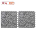 1-10PC 30X30cm Bathroom Pebble Non Slip Mat Waterproof Splicing Shower Pad for Toilet Room Floor Drop Resistant Foot Cushion Mat Oasis Select Grey-2PCS