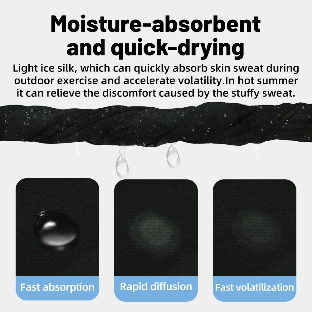 X-TIGER Sunscreen Motorcycle Mask Breathable Quick-Drying Motorcycle Fishing Bicycle Windproof Scarf Summer Face Towel Scarf Oasis Select
