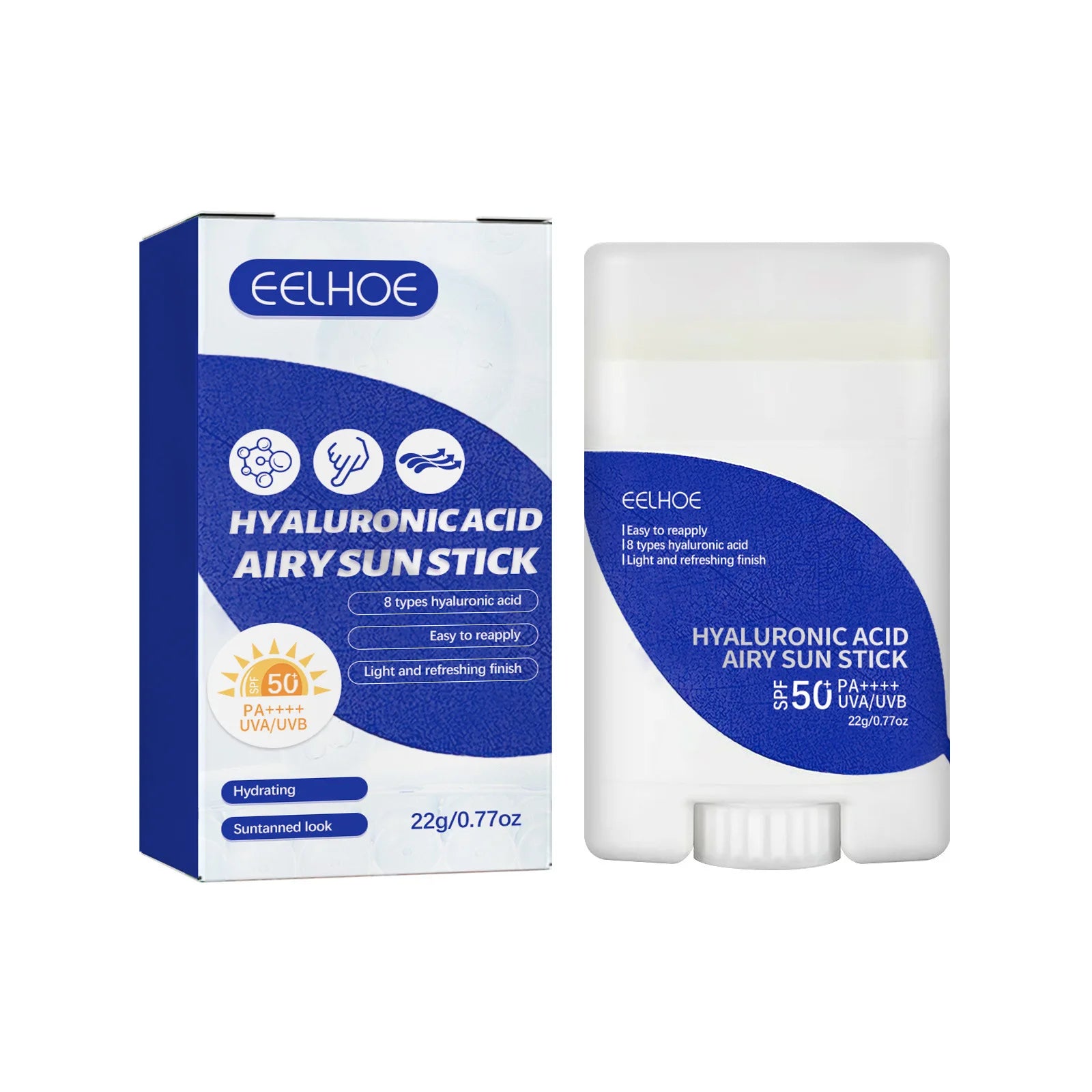 EELHOE SPF 50 Sunscreen Cream – Hyaluronic Acid UV Protection SPF Face Sunscreen Oasis Select