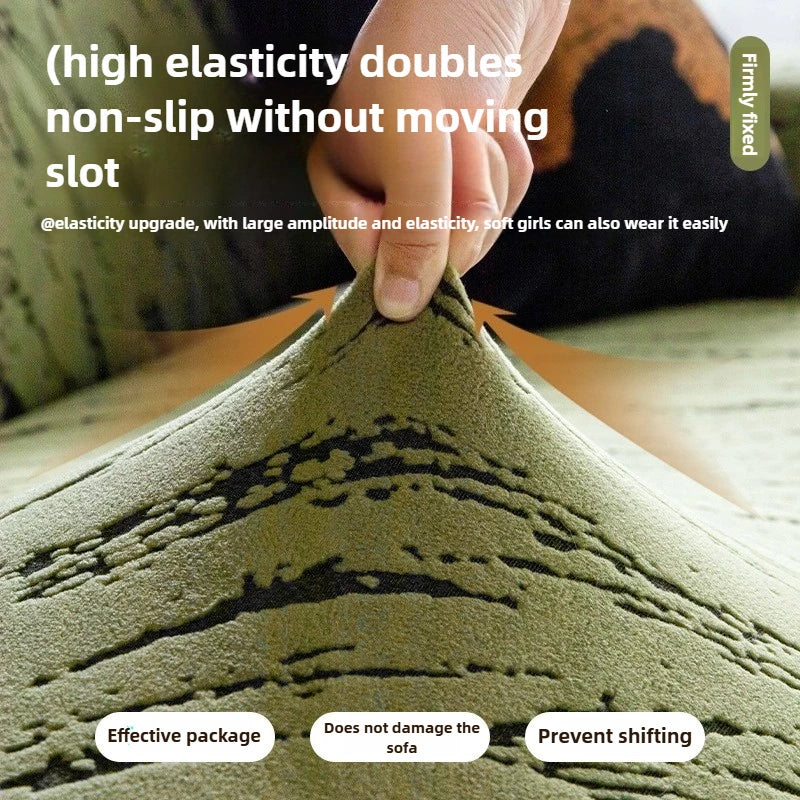 New All-inclusive Anti-cat Scratch Elastic Sofa Cover, One-piece Anti-slip Sofa Protective Cover Cover Sofa Oasis Select