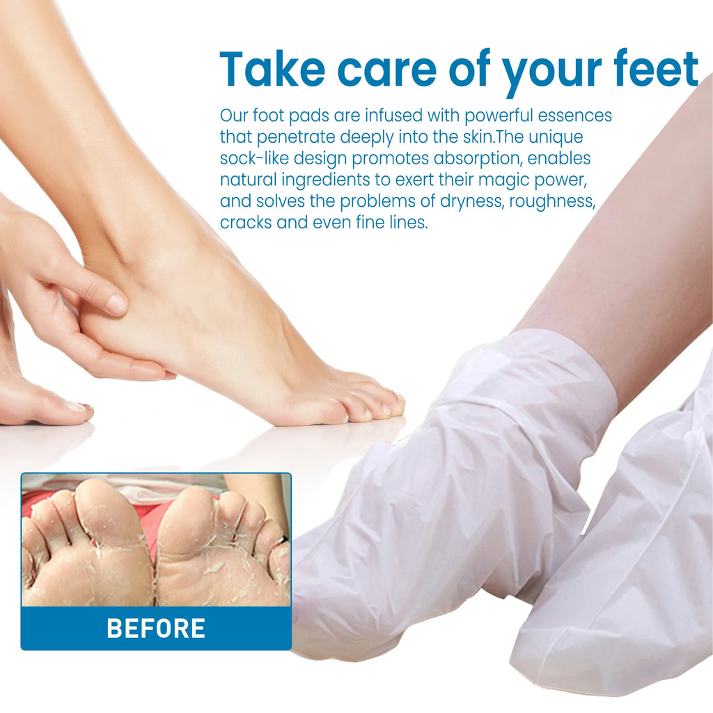 Exfoliating Foot Peel Mask – Remove Calluses & Dead Skin Foot Peel Mask Oasis Select