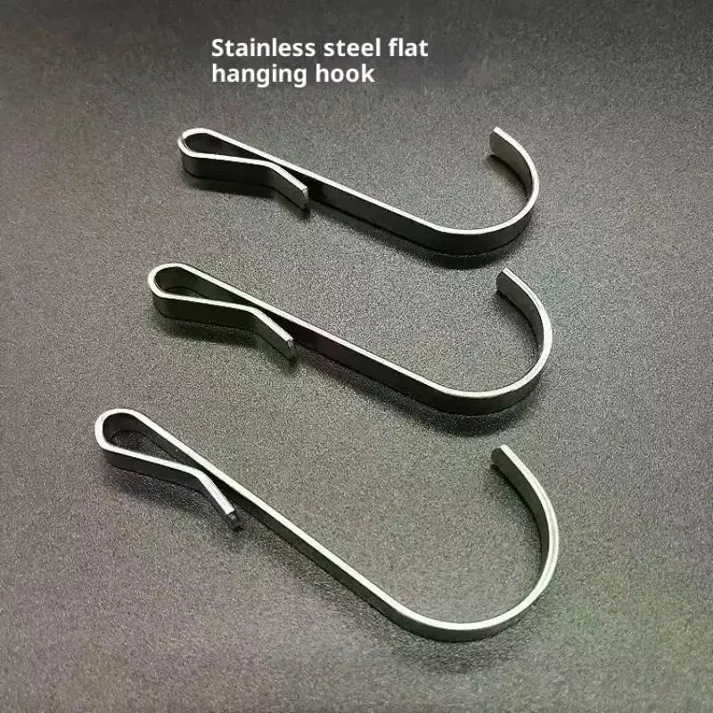 10-Pack Snap-On J-Hook Clips for Wire Shelving & Sink Grates