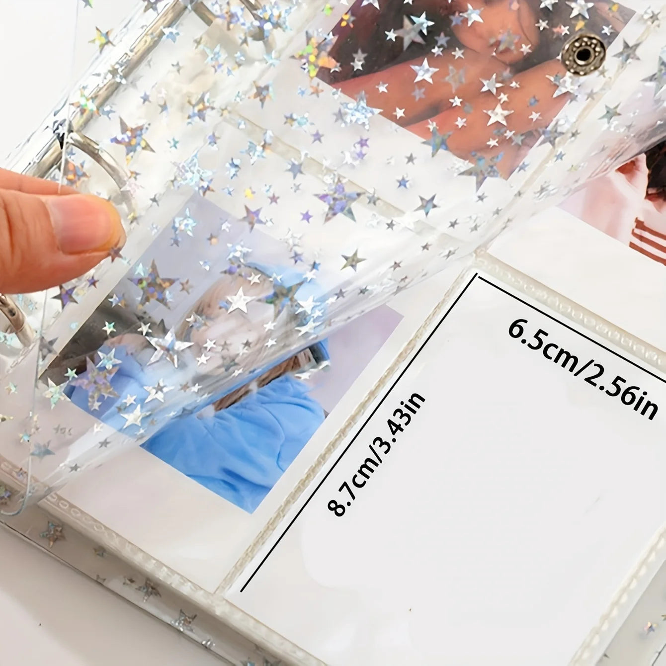 200-slot large capacity album, suitable for 3-inch photos, for collection and display, Polaroids, celebrity and idol cards. Oasis Select