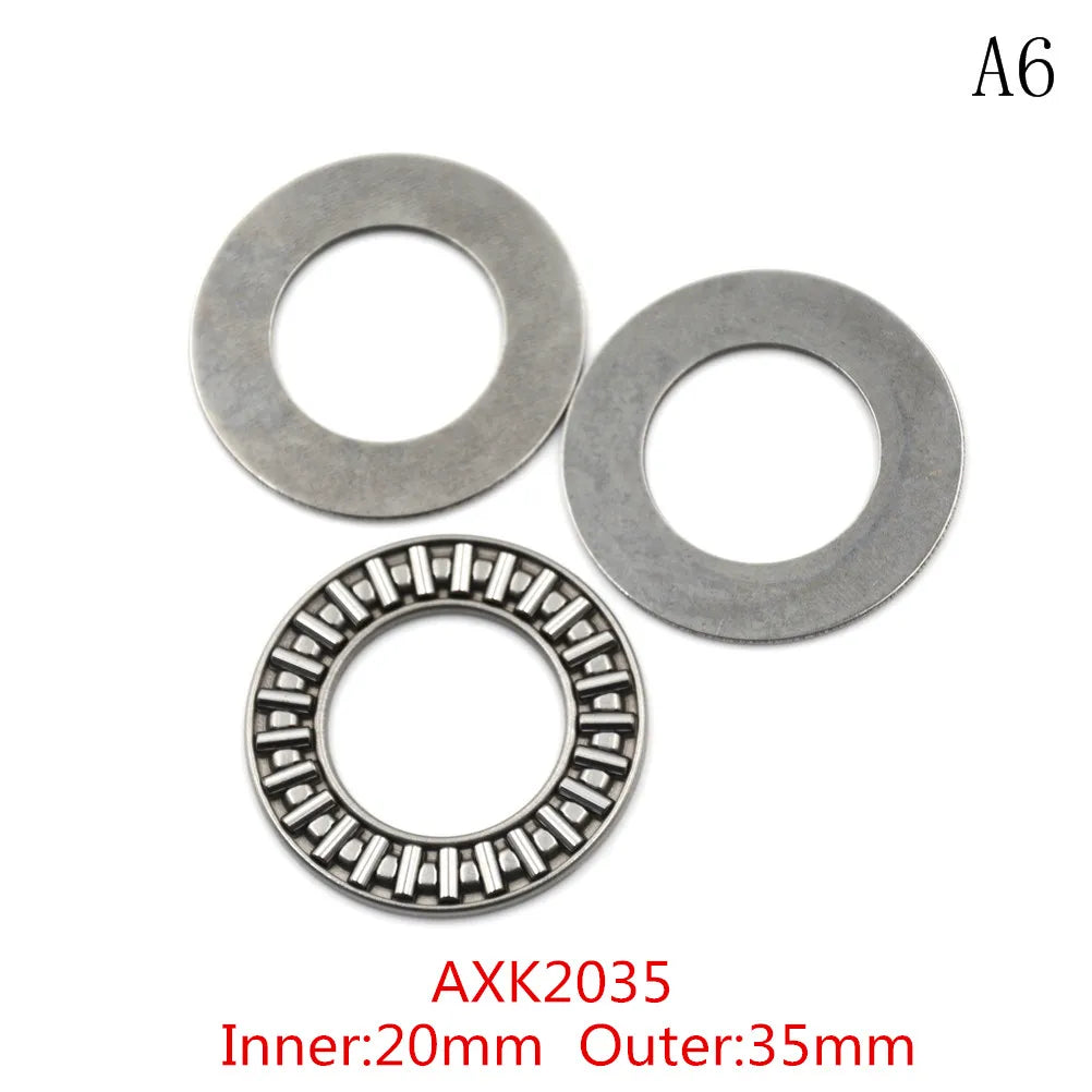 1SET AXK0821 AXK1024 AXK1226 AXK1528 Thrust Needle Flat Roller Bearings With Two Washers Thrust Ball Bearings Oasis Select MR-06