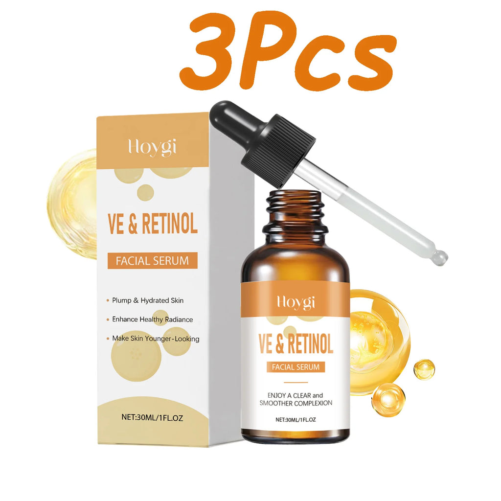 Hoygi Retinol & Vitamin E Face Serum – Anti-Aging 30ml Retinol Face Serum Oasis Select 3 x 30ml Boxed