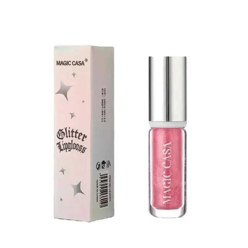 Diamond Pearlescent Shimmer Lip Gloss – Long-Lasting & Waterproof