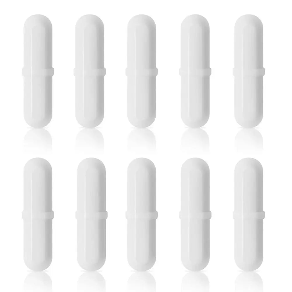 10Pcs PTFE Magnetic Stirrer Mixer White 6-15mm Magnetic Stir Bars Multi Size Easy To Clean Laboratory Stir Rod Lab Supplies Oasis Select B3 6mm