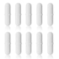 10Pcs PTFE Magnetic Stirrer Mixer White 6-15mm Magnetic Stir Bars Multi Size Easy To Clean Laboratory Stir Rod Lab Supplies Oasis Select B3 6mm