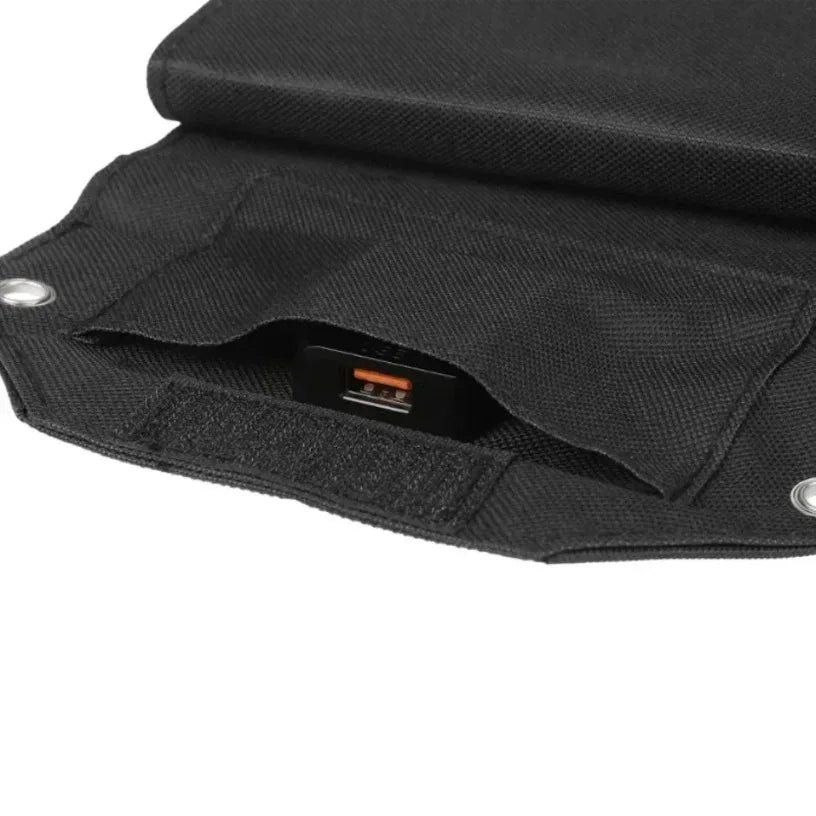 Powerful Foldable Solar Panel 5V USB Portable Folding Bag for Cell Phone Outdoor Waterproof Power Bank for Camping Hiking Oasis Select