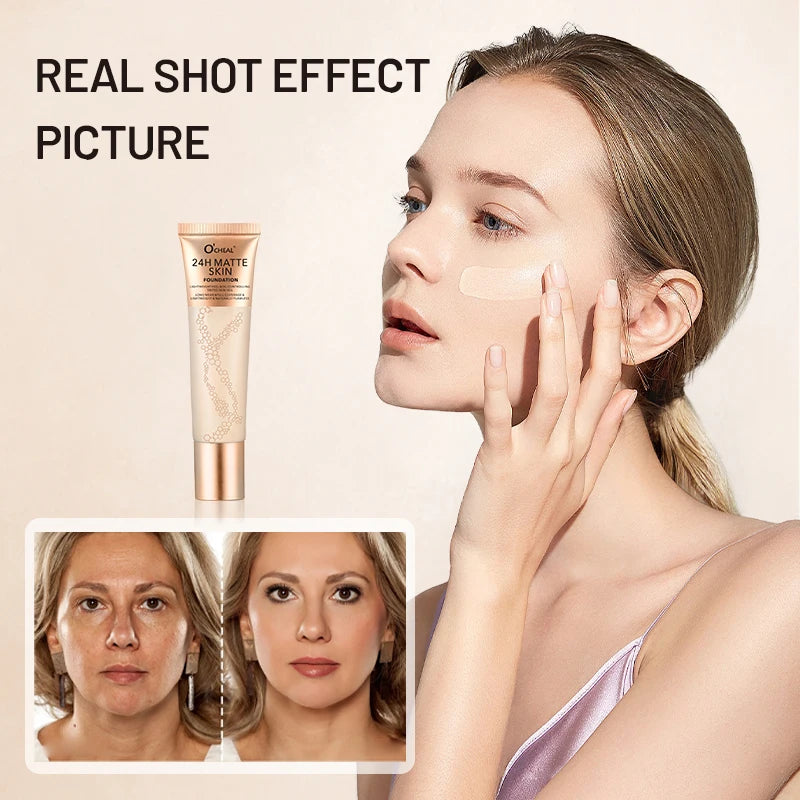 Waterproof Liquid Foundation – Natural Finish, Multi-Shade Liquid Foundation Oasis Select