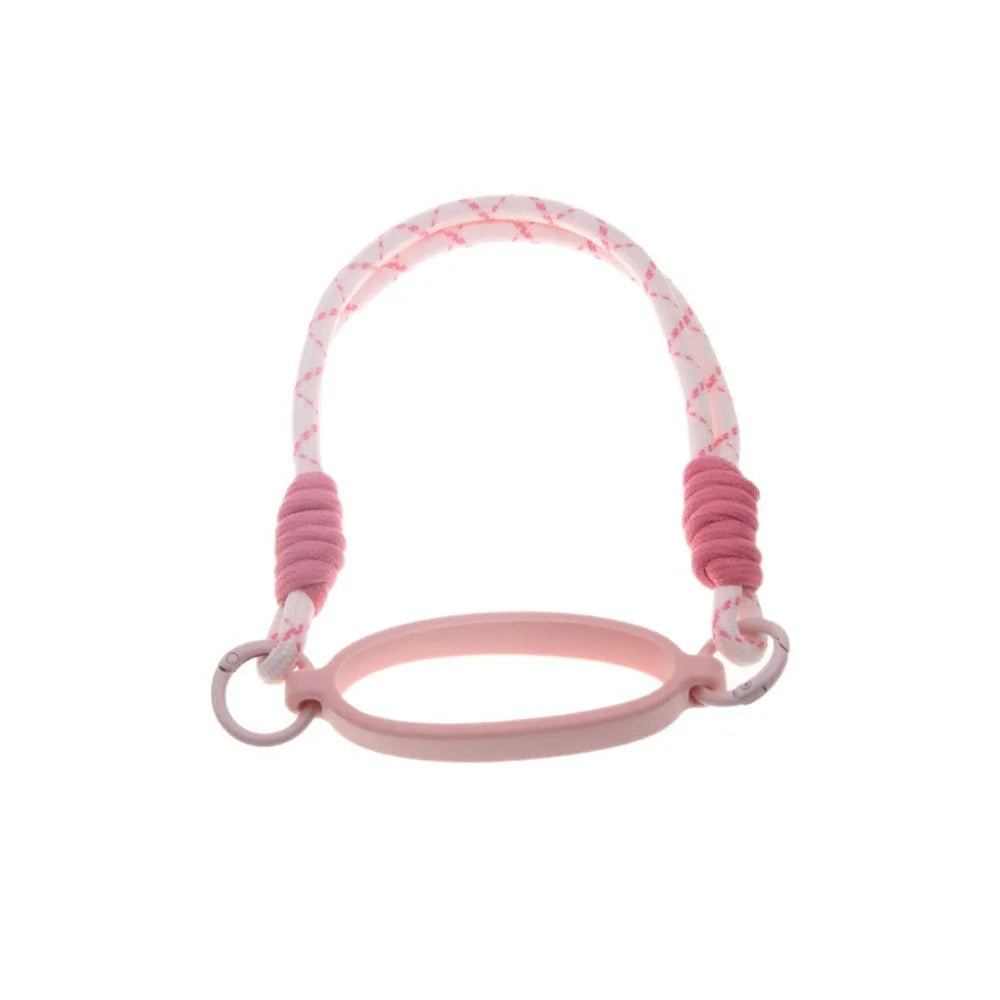 Flexible Silicone Handheld Bottle Wrap Anti Drop Portable Carrying Lanyard Multipurpose Cup Grip Casing Drinking Container Oasis Select 1 Set Pink