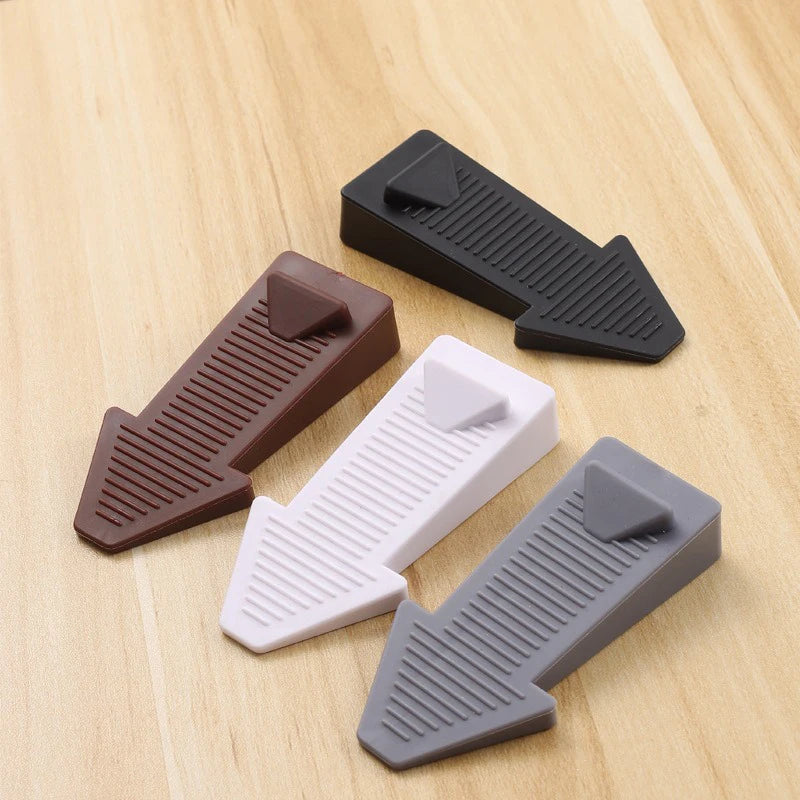 Wall Protectors Door Stopper New Silicone Anti Collision Floor Holder Hidden Non-slip Doorstop Bedroom Oasis Select