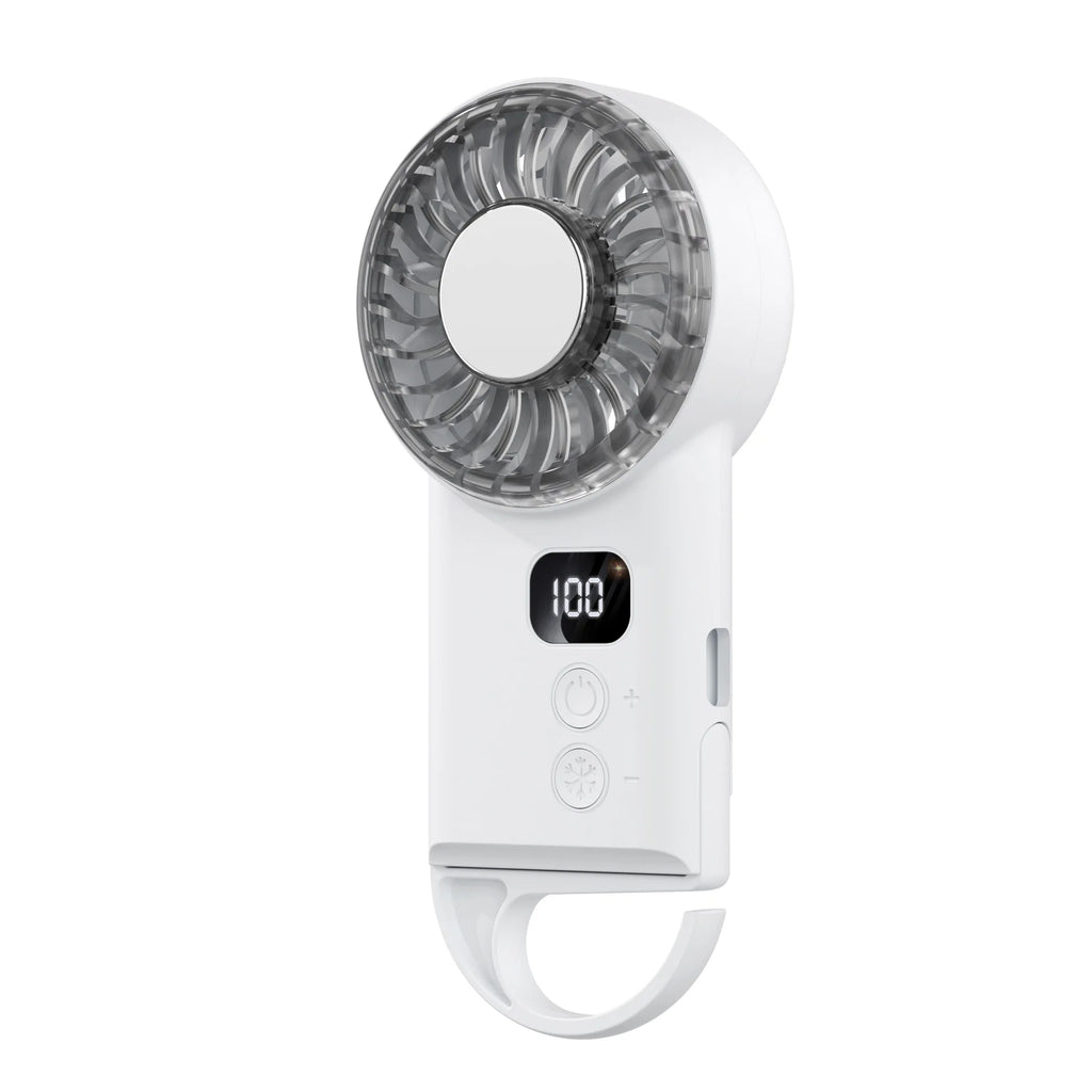 Portable USB Cooling Fan with Carabiner Clip – Outdoor & Desk