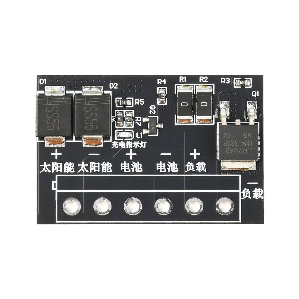 DC 3-45V Automatic Solar Panel Battery Charger Board Night Light LED Lamp Control Switch Battery Charger Charging Controller Oasis Select Without terminals