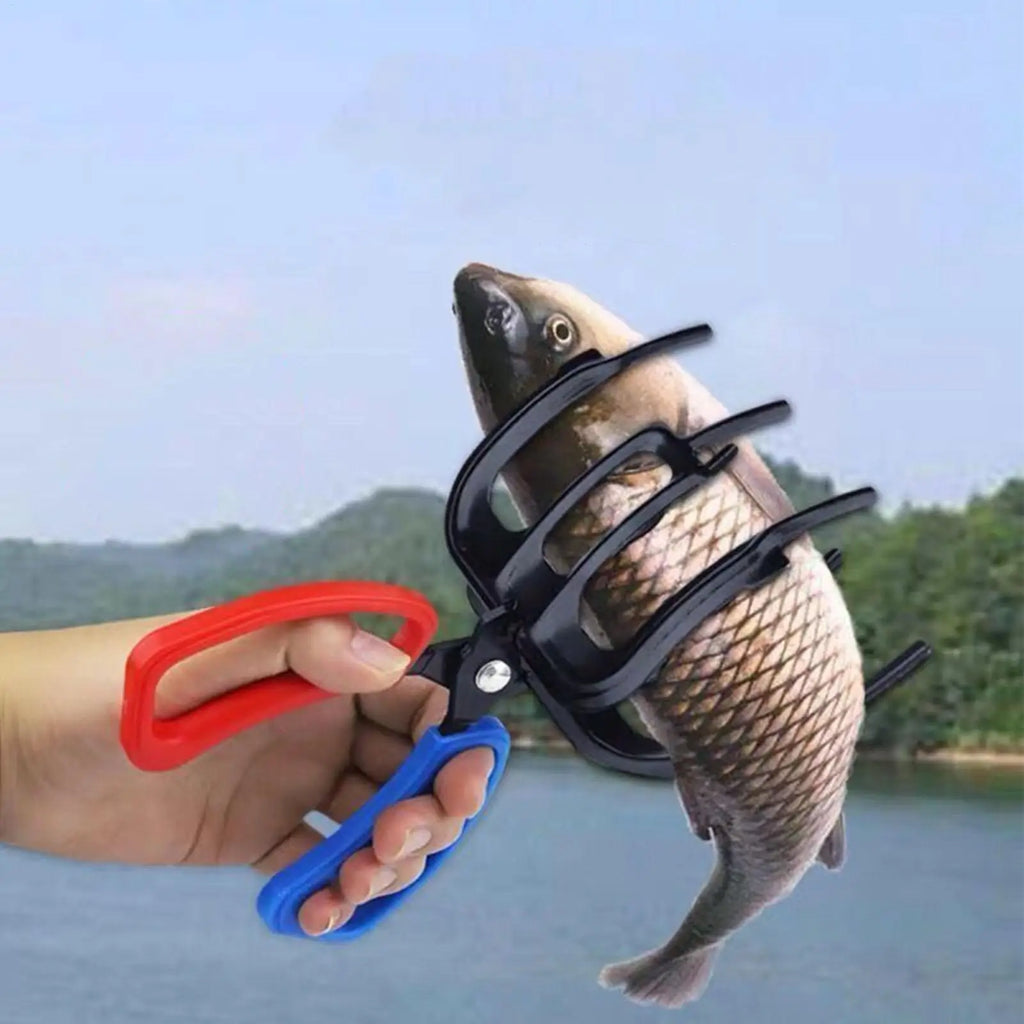 Multifunctional fish catcher, three-pronged, dirt-free, non-slip fishing control device, hand lure tongs, fish catching tongs Oasis Select