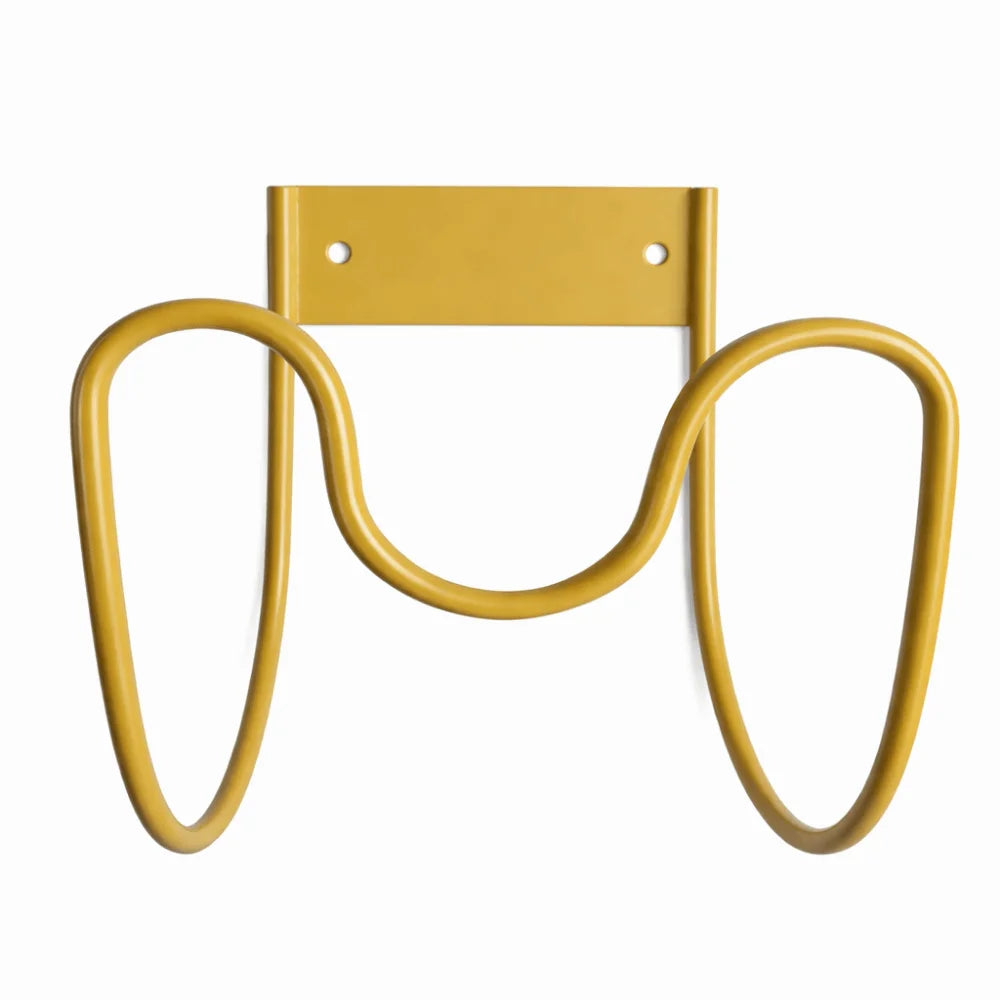 Rust Proof Garden Hose Holder Wall Mount Durable Flex Hose Hanger Heavy Duty Extension Cords Storage Metal Wire Holder Outdoor Oasis Select Gold