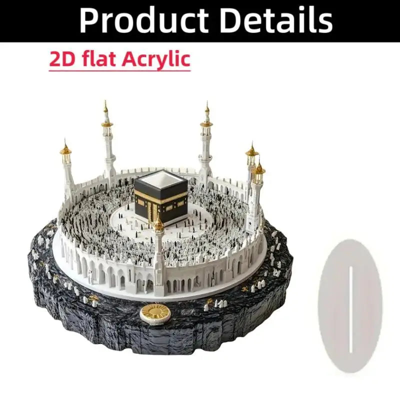2D Acrylic Arabian Camel & Evil Eye Tree Desk Figurine