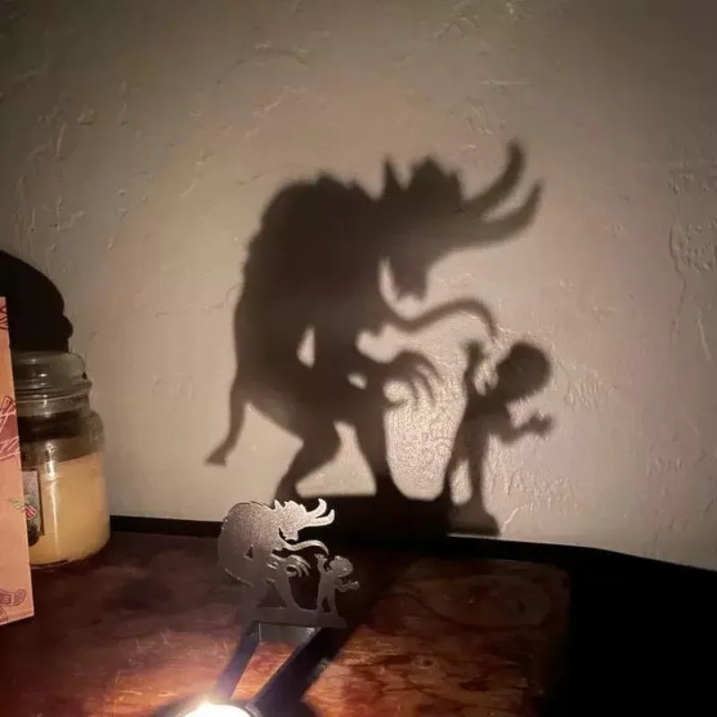 Halloween Decoration Home Halloween Projector Shadow Movie Props Halloween Ornaments Horror Candle Holder Candlestick Ornaments Oasis Select