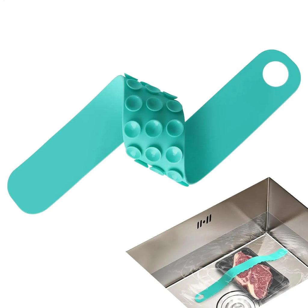 Silicone Sink Thawing Belt with Suction Cups 1PC Defrosting Stripes Rapid Thaw Defrosting Belt Multifunctional Quick Thaw Belt Oasis Select