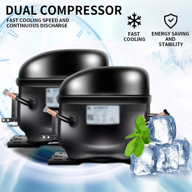 BL-9228T Commercial Soft Serve Ice Cream Machine 40L/H Dual 6L