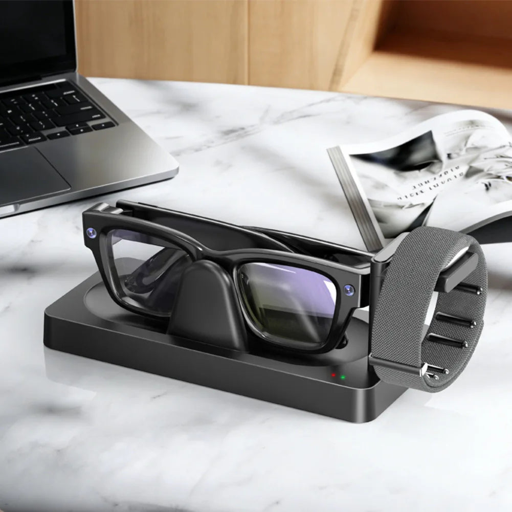 Charging Solution for Ray-Ban Display Smart Glasses and For Neural Band with Anti-Slip Base and Direct USB Power Delivery Oasis Select