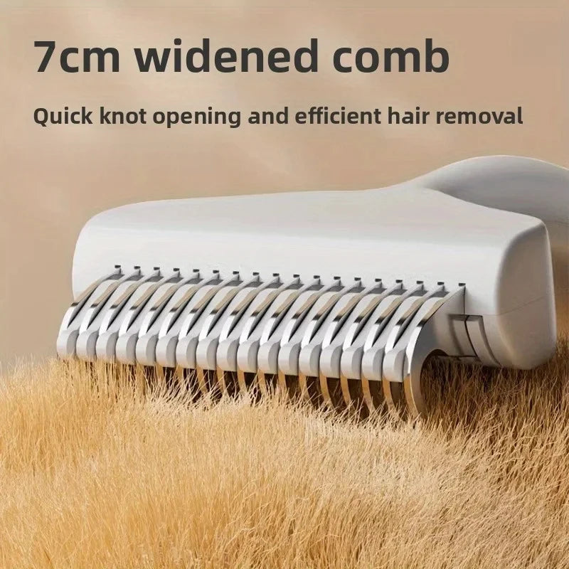 Pet Dematting Comb Knot Opening Grooming Tool For Long Haired Dog Cat Shedding Removal Daily Fur Care Accessory Gift Oasis Select