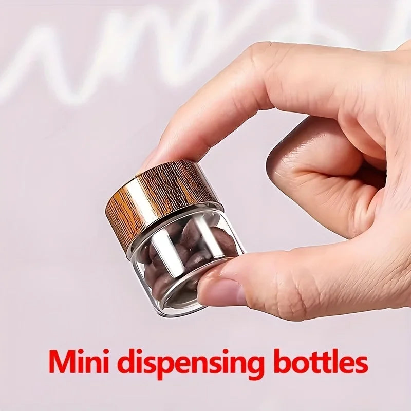 3/6pcs Mini Glass Dispenser Bottles - Ounce Portable Containers, Suitable for Traveling, Picnics, Camping, and Kitchen Use Oasis Select