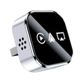 Wireless Carplay Android Auto Airplay Adapter 2025 New 3 in 1 AI Smart Mini Car Box Plug and Play Auto Connect WiFi Bluetooth Oasis Select sliver