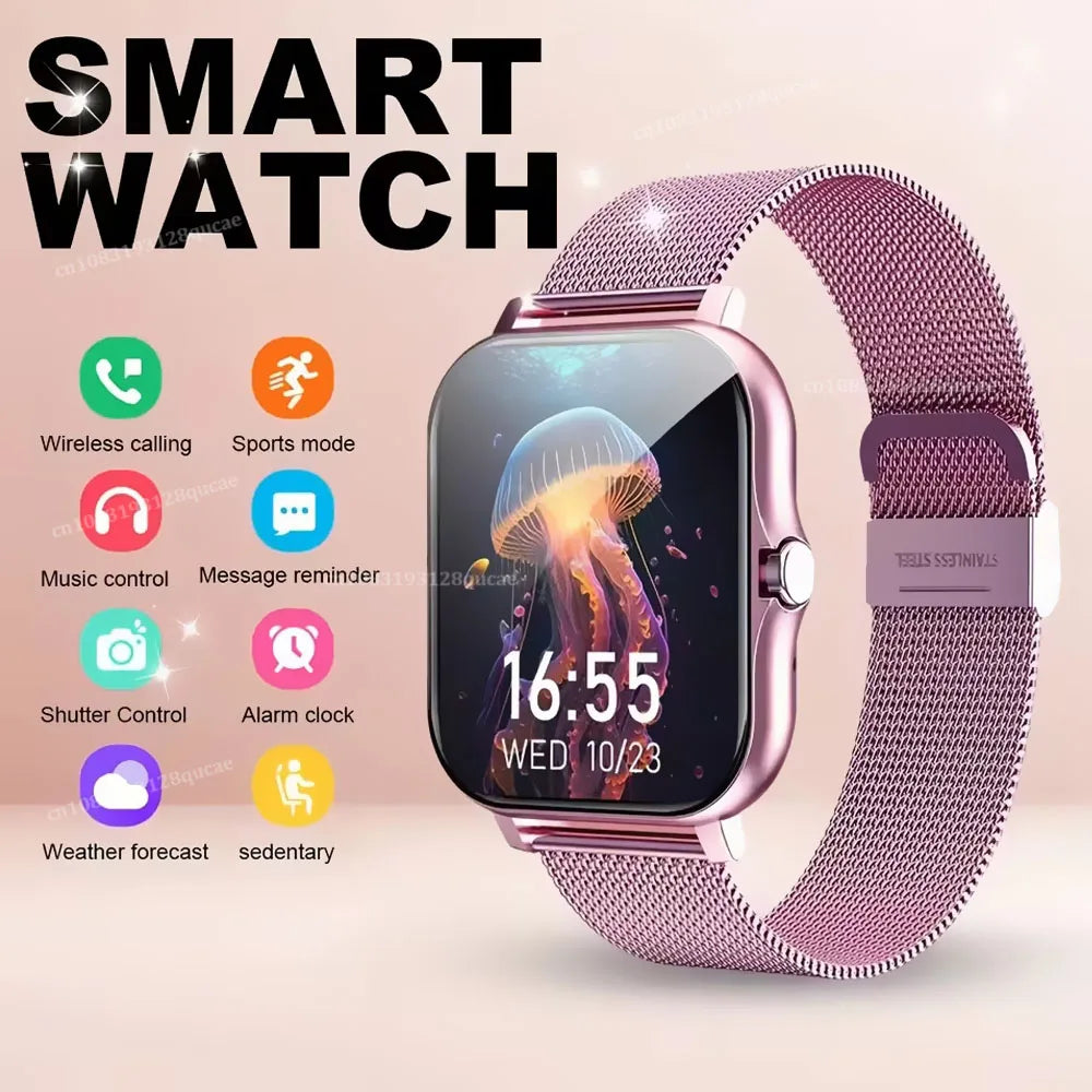 Ola Esporte 1.83" Smartwatch – Bluetooth Calls & Fitness Tracker Smart Watch Oasis Select Pink Milan
