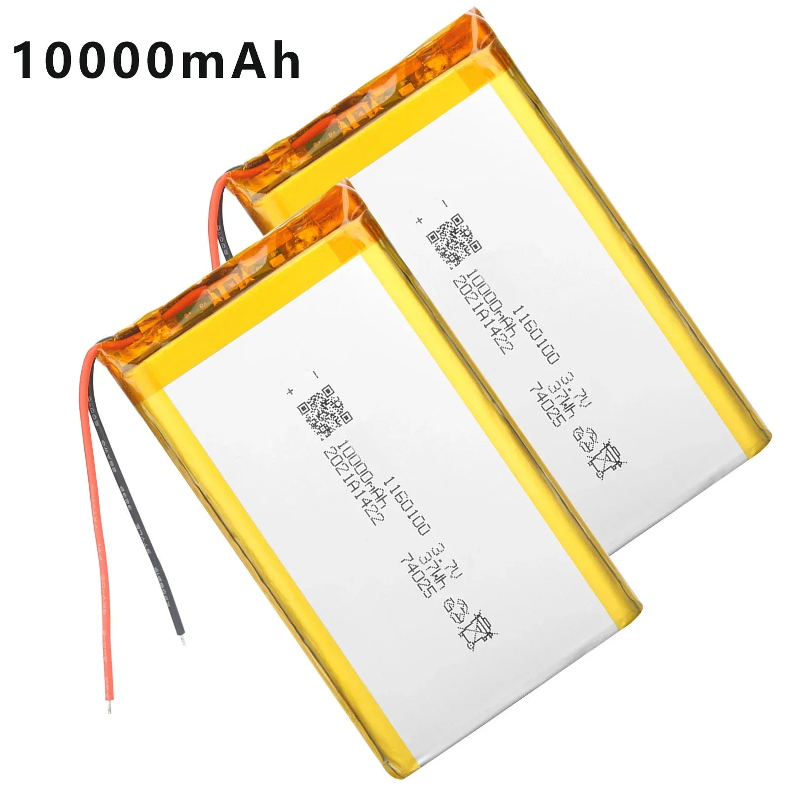 1160100 High Capacity 10000mah 3.7V Thickness 11mm Lipo Battery Rechargeable Flat Battery Laptop Batteries Power Bank Oasis Select