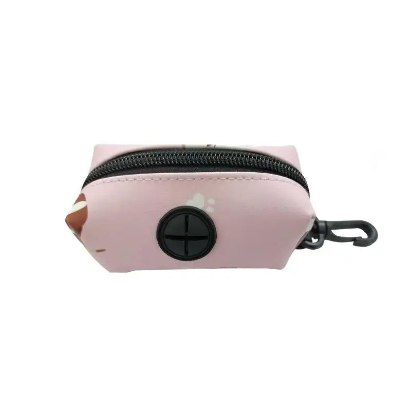 Pet Dog Poop Bag Holder Leash Attachment Adjustable Mini Travel Garbage Bag Dogs Waste Poop Bags Dispenser Pet Cleaning Tools Oasis Select A6